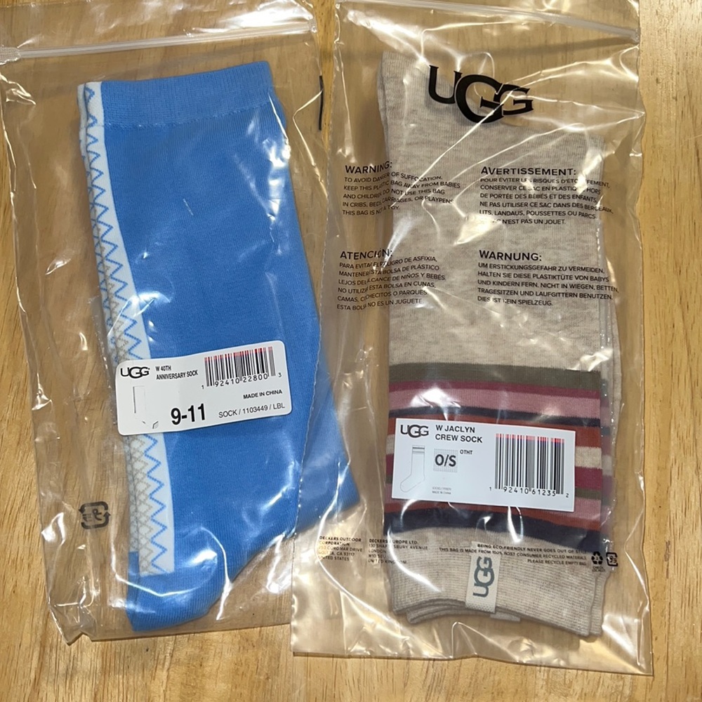 New two sets of UGG medium length socks